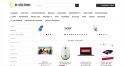 Desktop Screenshot of e-sistem.ro